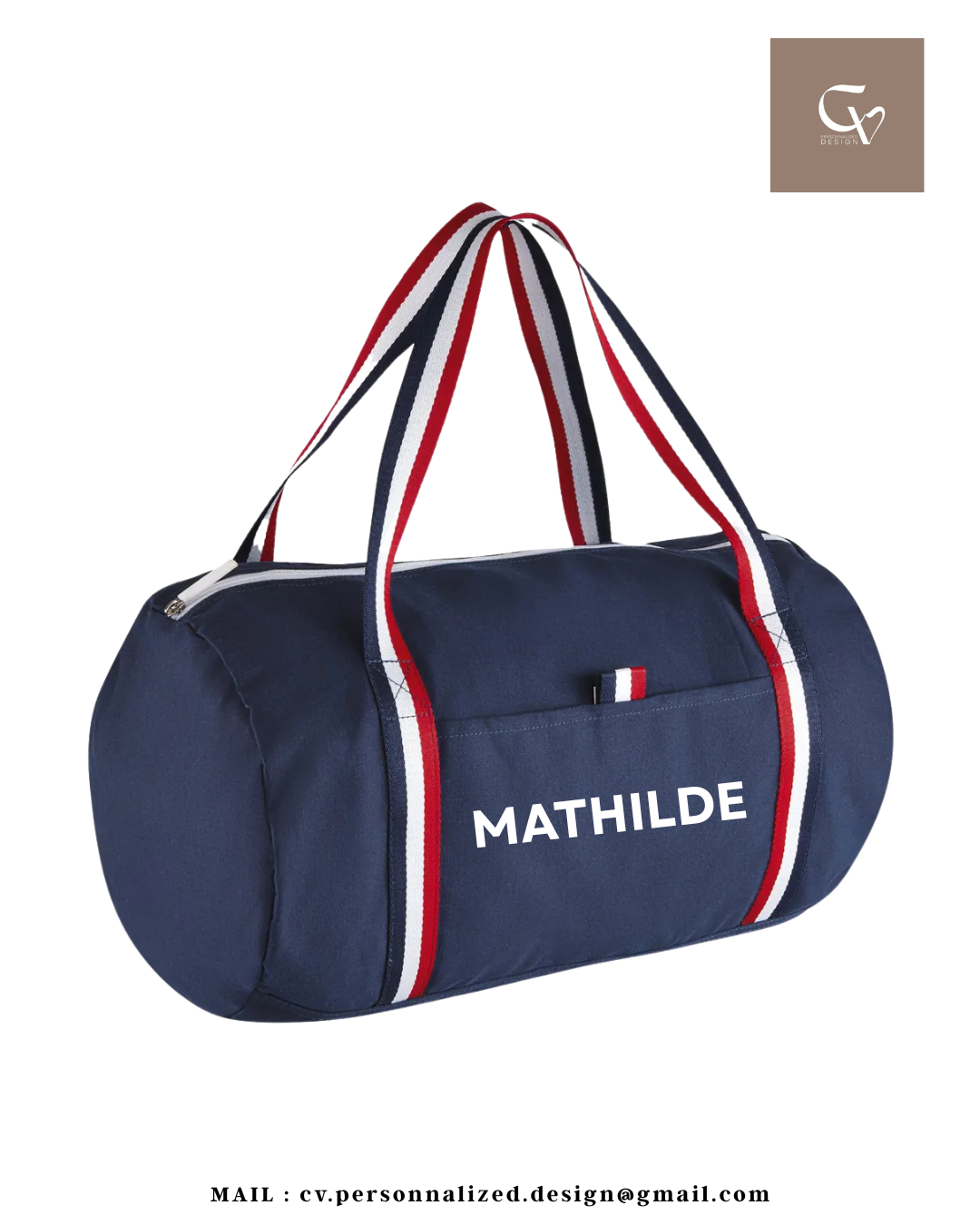 Sac de sport personnalisable