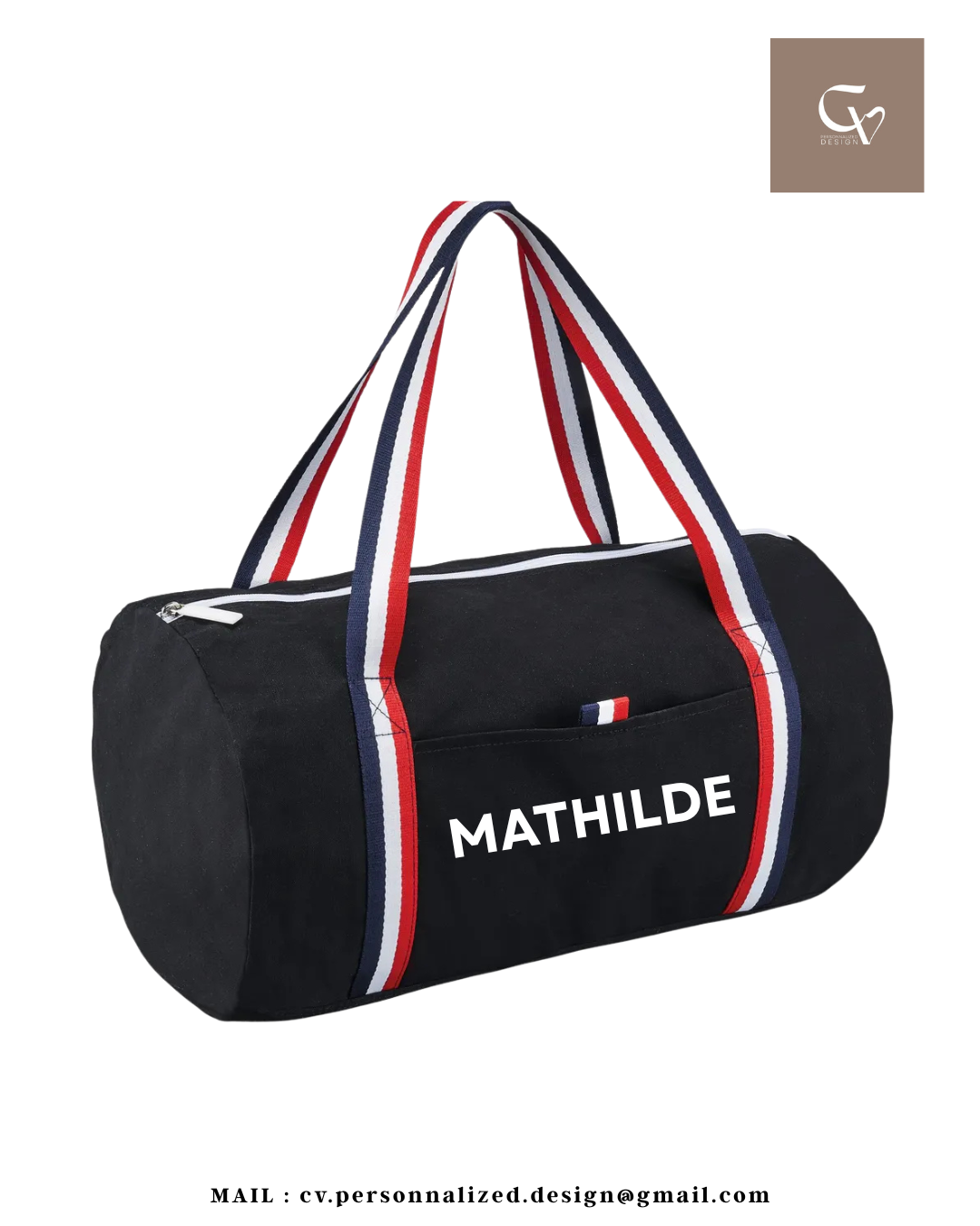 Sac de sport personnalisable